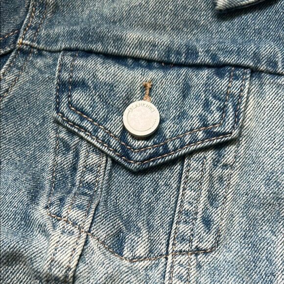NEW Blank NYC Blue Jean Jacket Classic Style XS - Picture 3 of 6